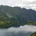 lake beside mountain
