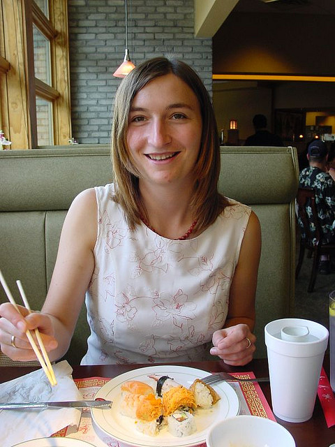 Kinga and Raw Fish
