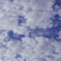 white clouds in the sky