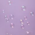 bubbles on purple background