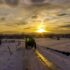 Winter Sunset, Jablonka