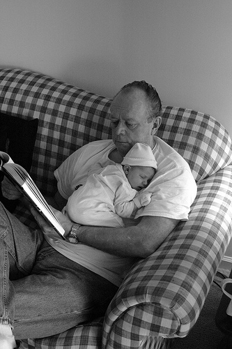 With Grandfather in the Morning